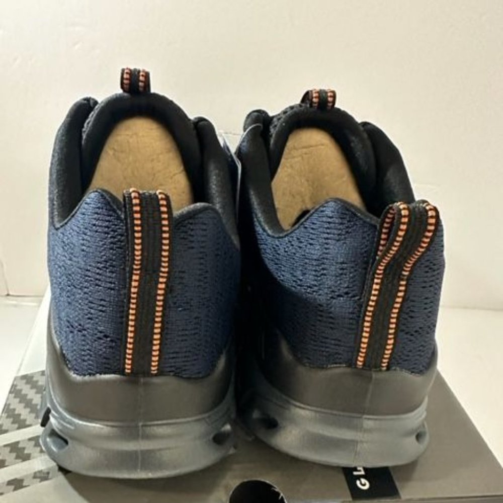 Skechers  Men's Glide Step Fasten Up Navy/Black Size 12 New in Box - Picture 3 of 5